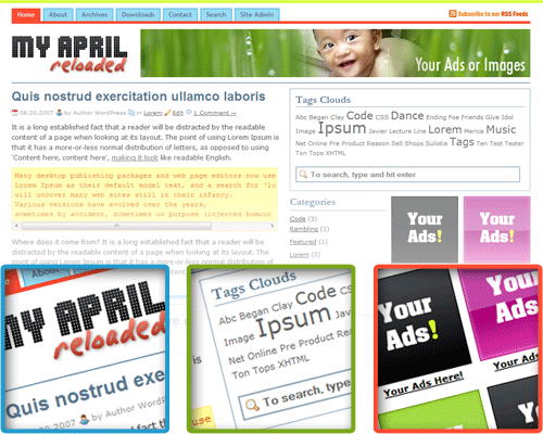 Screenshot MyApril Reloaded