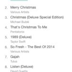 Musim Yang Baik Top Album Desember 2014 iTunes Store