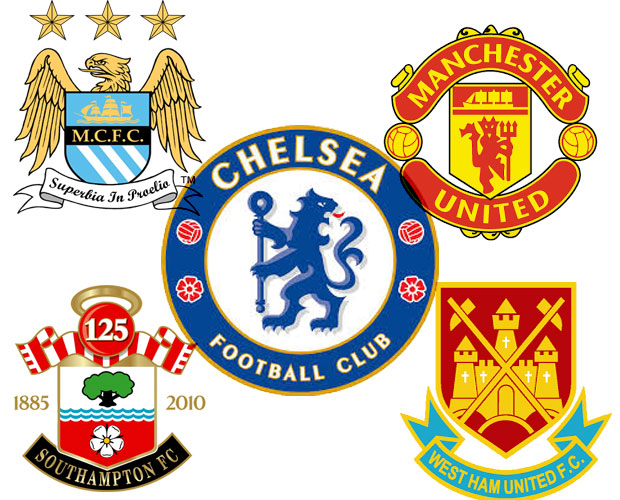 Klasemen Liga Primer, Chelsea, City, Manchester United