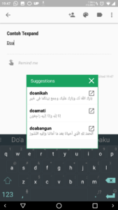 Dan keluarlah Sugesti dari kata kita Texpand