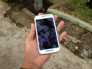 Sisi Depan Motorola Moto G 2015 Putih