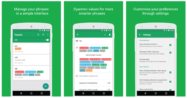 Texpand untuk Android