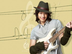 Jung Ji-hoon (Rain) Photos with Guitar