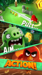 Angry Birds Action! Tarik, Arahkan dan Serbu