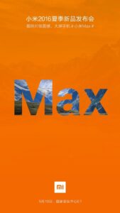 Mi Max rilis 10 Mei 2016 di China