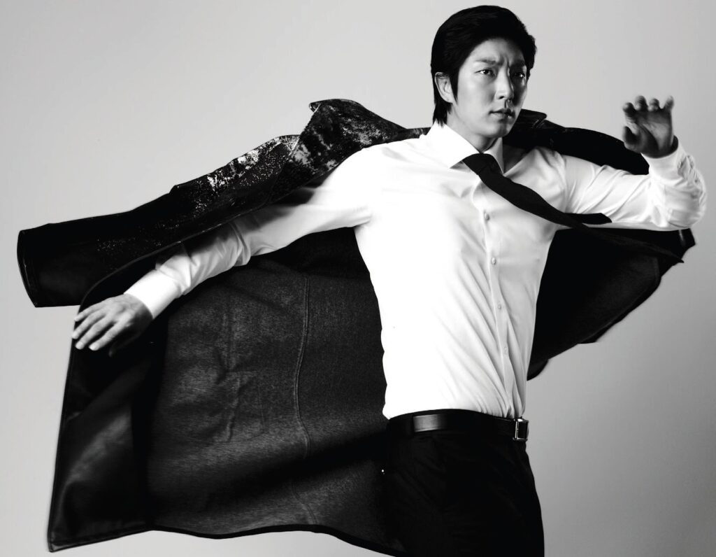Lee Joon Ki Gives a Pose for a Commercial Photo