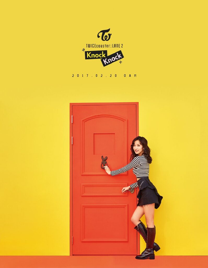 TWICE Knock Knock Poster Mina