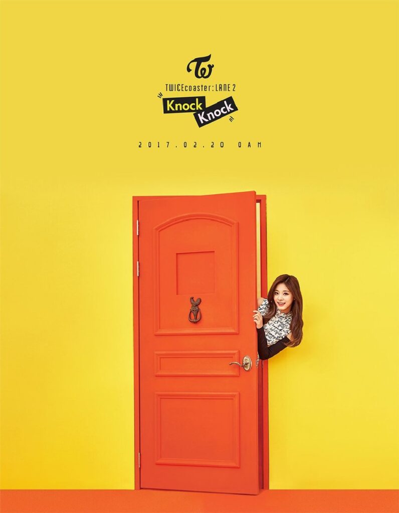 TWICE Knock Knock Poster Tzuyu
