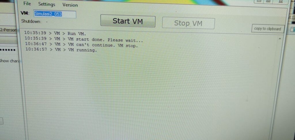 VM Error UNBK 2019