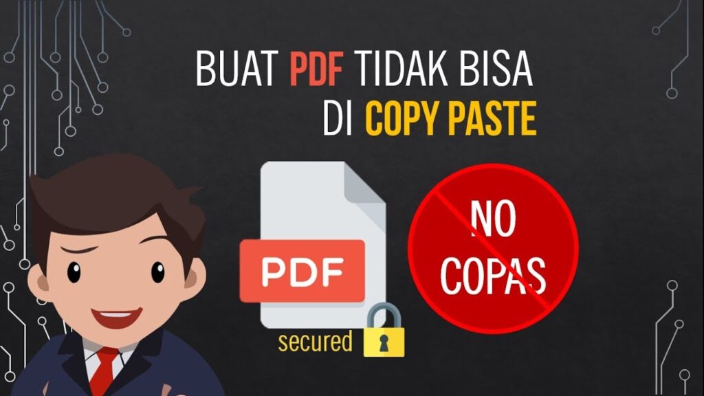 Tips Mudah Mengunci File PDF Agar Tidak Bisa Di Copy