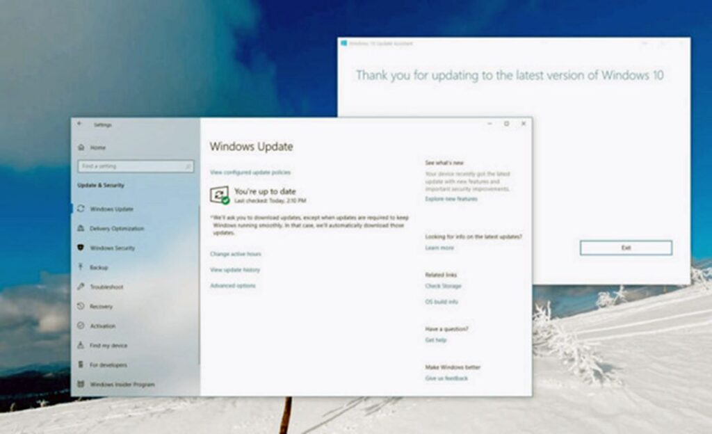 Windows 10 Update Mei 2020