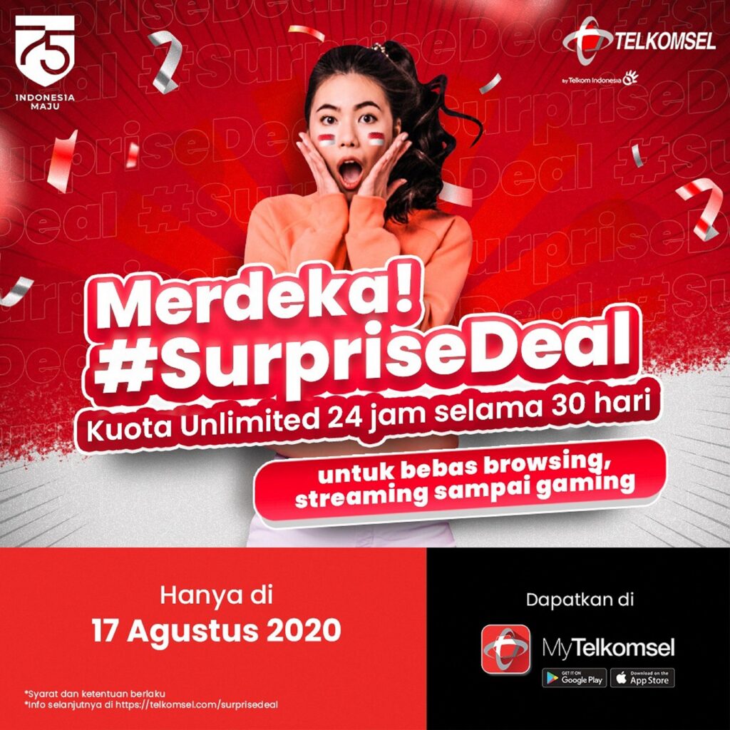 Paket Unlimited Telkomsel Spesial Kemerdekaan