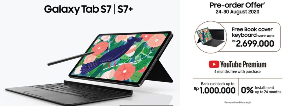 Pre Order Samsung Tab S7 Dan S7+