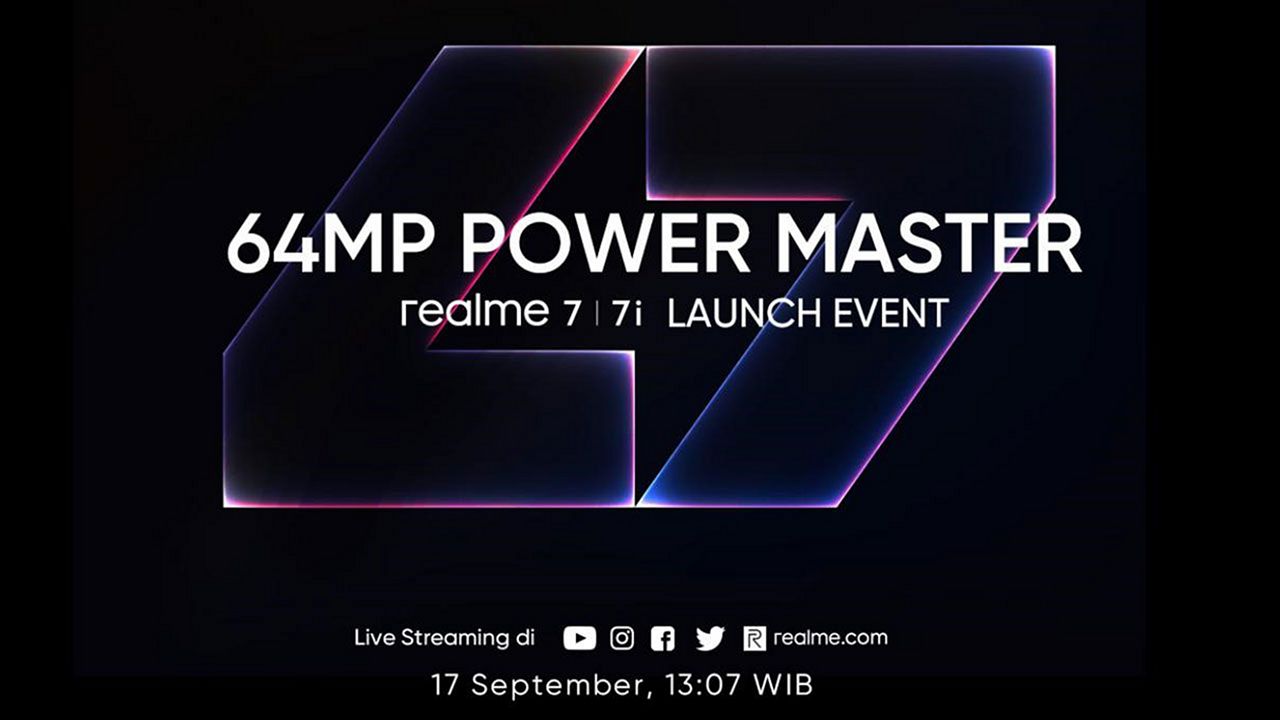 Realme Konfirmasi Tanggal Peluncuran Realme 7