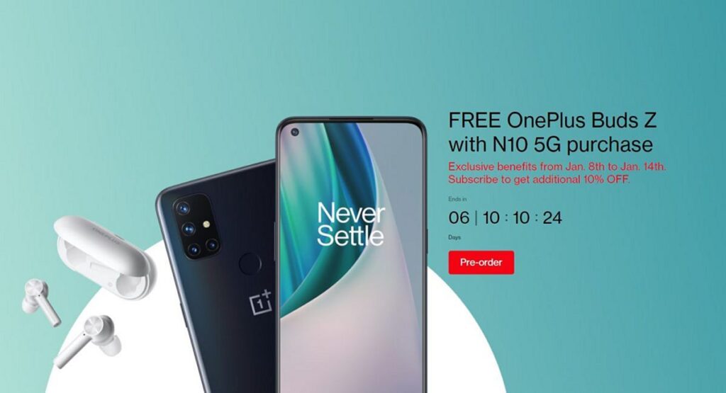 Pre Order OnePlus Nord N10 Dan N100