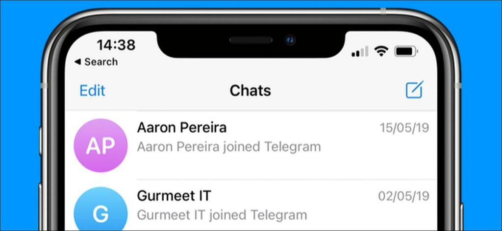 Menghentikan Telegram Mengirimkan Chat Kontak Yang Bergabung