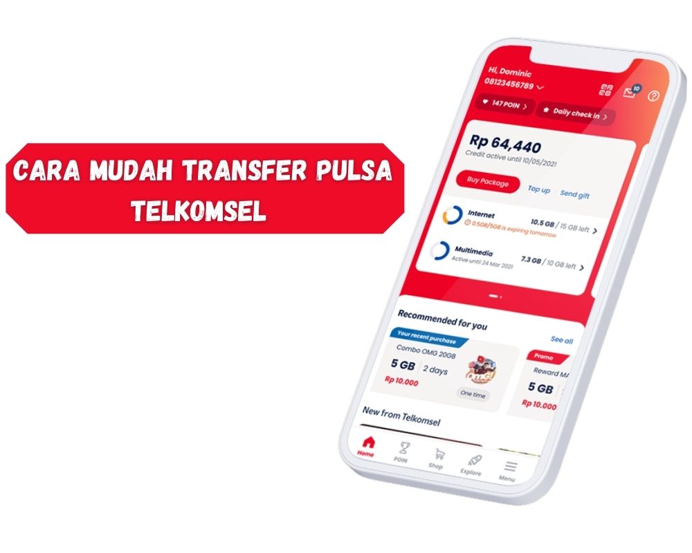 Cara Mudah Transfer Pulsa Telkomsel