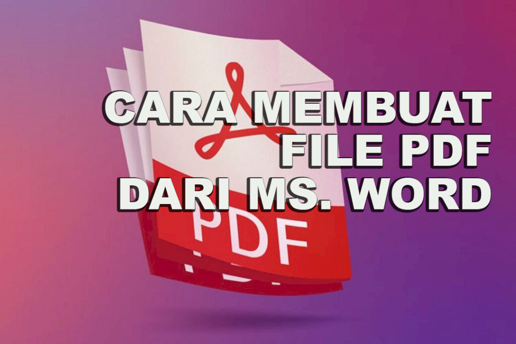Membuat File PDF