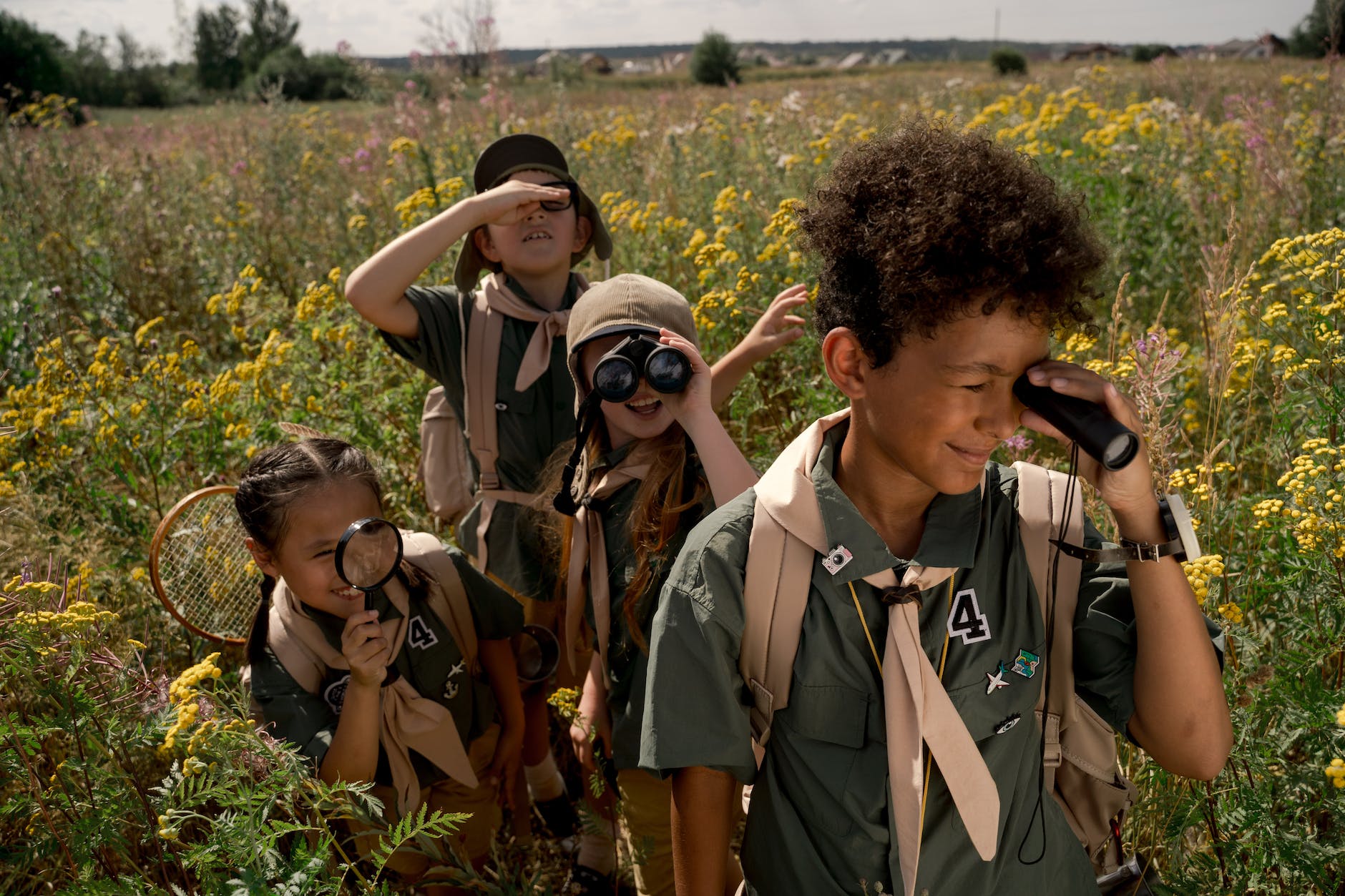 children on the field