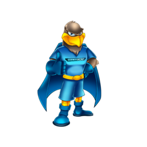 Hawk Host big logo mascot