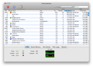 Mozilla Firefox 4 with 10 Tabs