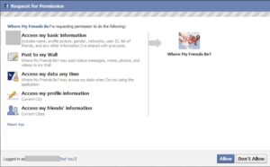 Facebook Request Permission