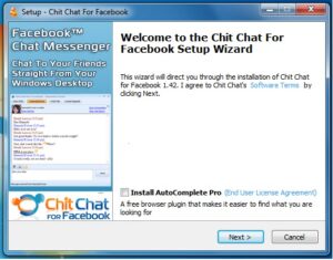 ChitChat Facebook Instalation