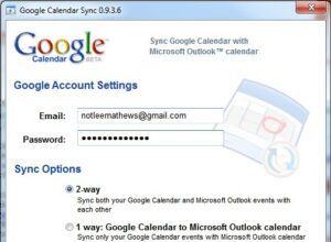 Google Calendar Sync