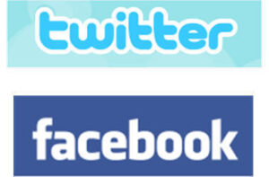 facebook and twitter