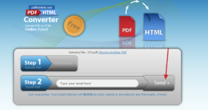 PDF into HTML Converter