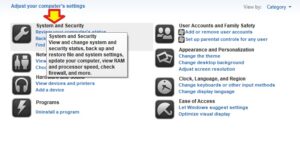 System and Security