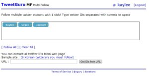 TweetGuru MultiFollow