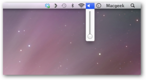 Volume OS X Setting