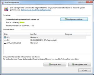 Disk Defragment