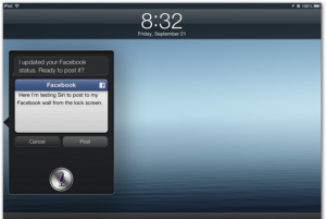 Tweet or post to facebook from Siri - 2
