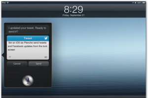 Tweet or post to facebook from Siri
