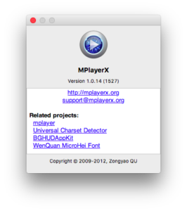 MPlayerX Mac OS X