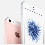 Apple iPhone SE Silver and Rose Gold