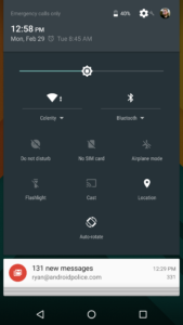Quick Setting Android N
