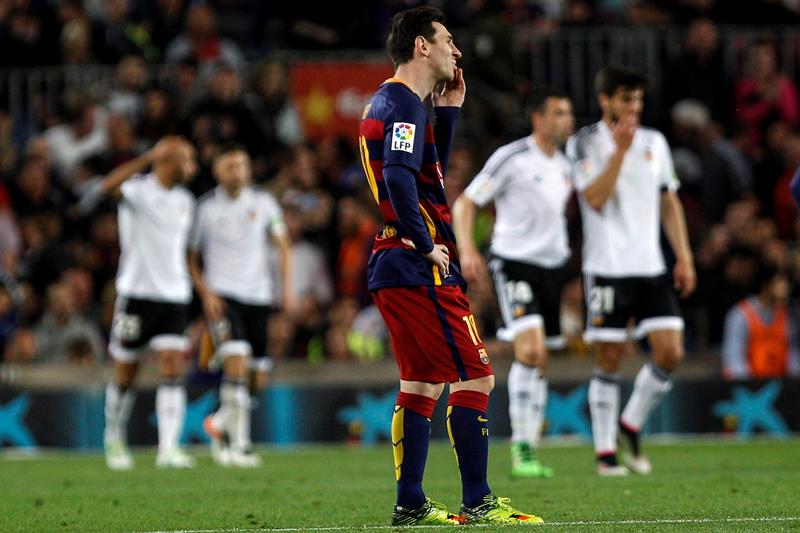 Lionel Messi tidak percaya Kalah dari Valencia di Pekan 33 La Liga