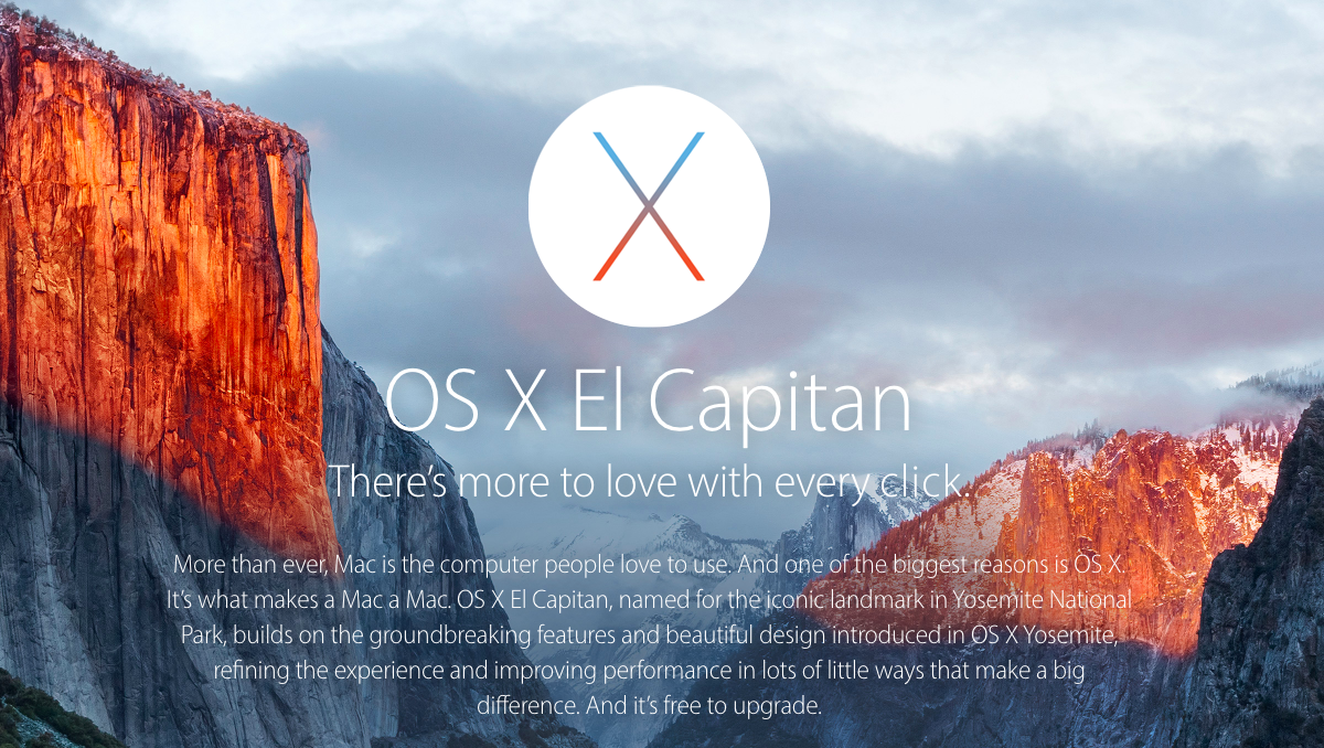 OS X El Capitan baru