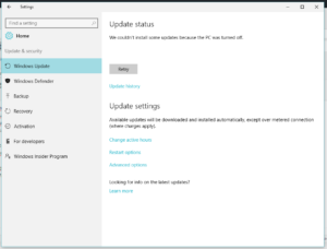 Mematikan Windows Update