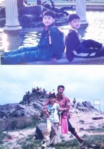 Lee Jong Suk dan adik laki-laki serta ayahnya