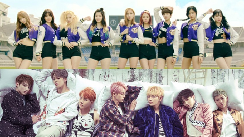 BTS And TWICE On The Top Popularity