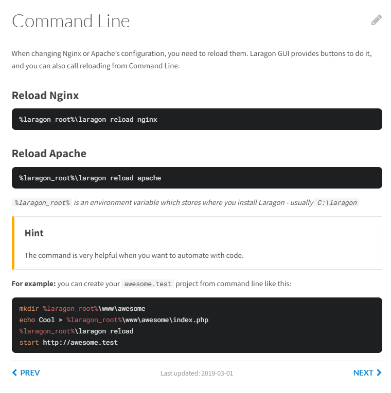 Otak Atik Gatuk dengan Laragon Web Server di Windows 11 2 Command Line di Laragon