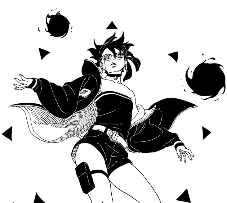 Mengungkap Mangekyō Sharingan: Mata Mistik dari Klan Uchiha dan Kemampuan Sarada Uchiha 3 Sarada membuka Mangekyō Sharingan